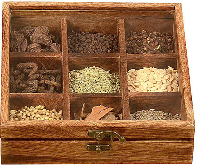 Giftoshopee Spice Set Wooden