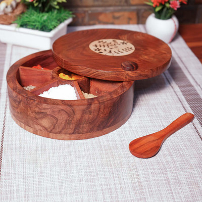 Giftoshopee Spice Set Wooden(1 Piece)