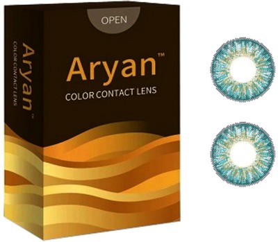 ARYAN Monthly Disposable(-3.5, Colored Contact Lenses, Pack of 2)