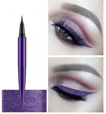 GFSU LONG WEARING EYE LINER CONTAINS INSTENSE SHIMMER SPARKLE EYE MAKE UP SHIMMERY LINER 1.5 g(PURPLE)