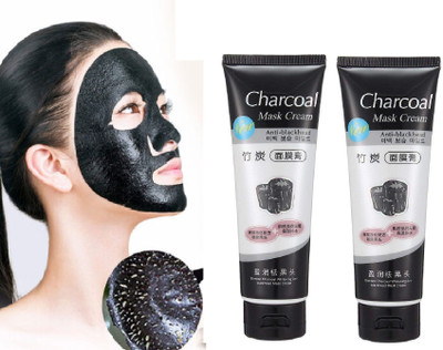 tanvi27 Anti Blackhead Charcoal Face Mask Cream Tube(200 ml)