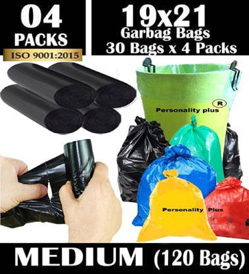PERSONALITY PLUS 120 bag Garbage Bags 19*21 inch Medium 7 L Garbage Bag  Pack Of 120(120Bag )