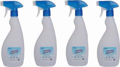 KWEL 750 Ml Whote Spray bottle 4 0.75 L Hand Held Sprayer(Pack of 4)