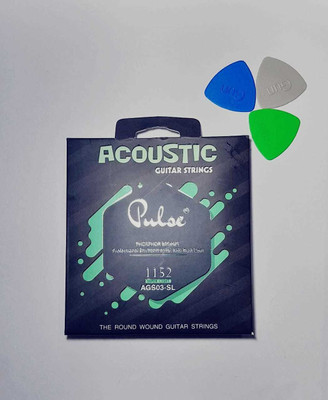 Pulse Acoustic PULS STRING SET PICK 3 Guitar String(6 Strings)