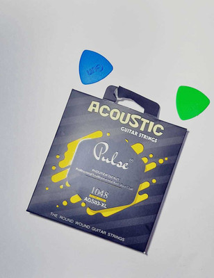 Pulse Acoustic PULSSE ACOUSTIC AND PICK COMBO Guitar String(6 Strings)