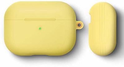 CYRILL Silicone Press and Release Headphone Case For Apple Airpods Pro 1st Generation(Meyer Lemon)