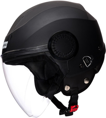 STUDDS Urban Sports Open Face Black 570 MM Helmet Motorsports Helmet(Black)