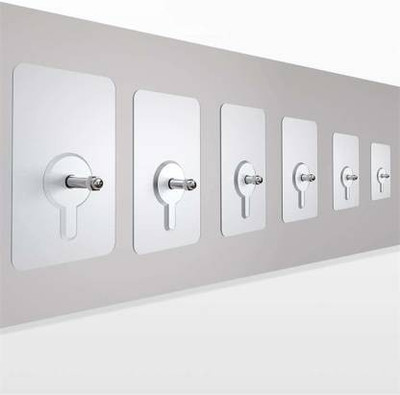 WAIT2SHOP Self Adhesive Nail Hook Pack of 6 For Wall Without Drilling ,Waterproof 10Kg Load Capacity Self Adhesive Nail Hook Heavy Duty For Wall,Bathroom,Hanging Photo Frames,Hang Art,Hang Shelf,Paintings Without Drilling Hook 6(Pack of 6)