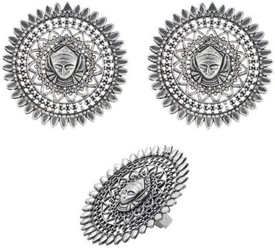 DENICRAAS Alloy Sterling Silver Silver Jewellery Set(Pack of 1)