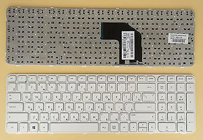 WISTAR Laptop Keyboard Compatible for HP Pavilion G6-2000 G6-2100 G6-2200 G6-2300 G6T-2000 Series 699497-001 697452-001 700271-001 AER36U02310 (White) with Frame Laptop Keyboard Replacement Key