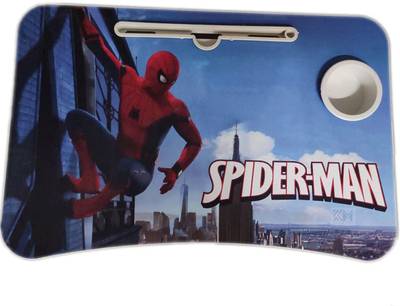 MY LITTLE TOWN Kids Study Folding Table & Portable Laptop Table (Spiderman) Engineered Wood Study Table