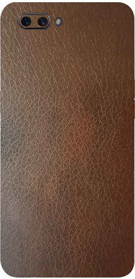 LAMHA Oppo A3s Mobile Skin(Ultra Super Brown Leather With High Matte Finish.)