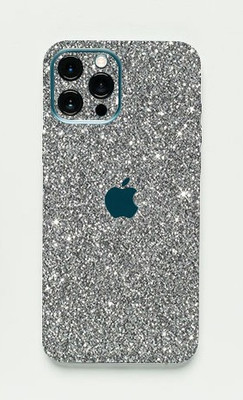 BUGGU Apple iPhone 13 Pro Max, apple iphone 13 pro max Mobile Skin(Ultra Super Grey Glitter Skin With High Matte Finish., Mobile Skin (Back+Side+Camera))