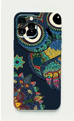 Jeeva Creation Apple iPhone 12Pro Max Mobile Skin(Ultra Super Baby Owl Skin With High Matte Finish.)