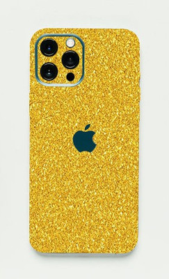 BUGGU Apple iPhone 13 Pro Max, apple iphone 13 pro max Mobile Skin(Ultra Super Golden Glitter Skin With High Matte Finish., Mobile Skin (Back+Side+Camera))