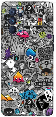 wrap craft Oppo Reno6 Pro 5G Mobile Skin(Multicolor)