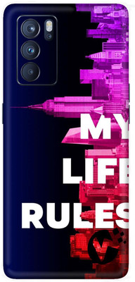 wrap craft Oppo Reno6 Pro 5G Mobile Skin(Black, Pink)