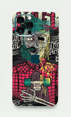 Jeeva Creation Apple iPhone 12Pro Max Mobile Skin(Ultra Super Death Illustration Skin With High Matte Finish.)