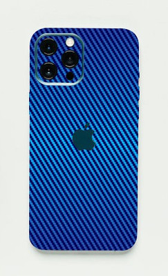 BUGGU Apple iPhone 13 Pro Max, apple iphone 13 pro max Mobile Skin(Ultra Super Blue Carbon Fiber Skin With High Matte Finish., Mobile Skin (Back+Side+Camera))
