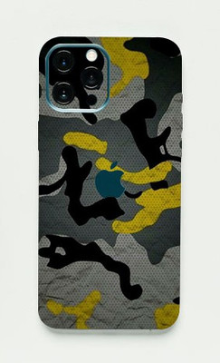 LAMHA Apple iPhone 12 Pro Max, apple iphone 12 pro max Mobile Skin(Ultra Super Camouflage Yellow Skin With High Matte Finish., Mobile Skin (Back+Side+Camera)) LAMHA Apple iPhone 12 Pro Max, apple iphone 12 pro max Mobile Skin(Ultra Super Camouflage Yellow Skin With High Matte Finish., Mobile Skin (Back+Side+Camera))