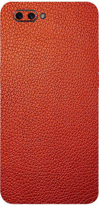LAMHA Oppo A3s Mobile Skin(Ultra Super Red Leather With High Matte Finish.)