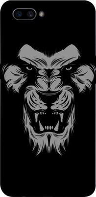 LAMHA Oppo A3s Mobile Skin(Ultra Super Black Lion With High Matte Finish.)