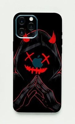 TJ CREATION Apple iPhone 12 Pro Max, apple iphone 12 pro max Mobile Skin(Ultra Super Black Devil Skin With High Matte Finish., Mobile Skin (Back+Side+Camera))