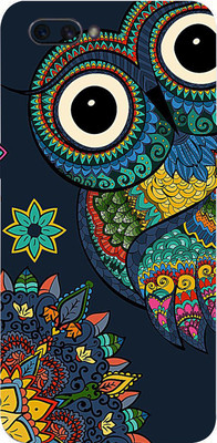 LAMHA Oppo A3s Mobile Skin(Ultra Super Baby Owl With High Matte Finish.)