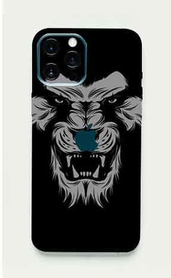 LAMHA Apple iPhone 12 Pro Max, apple iphone 12 pro max Mobile Skin(Ultra Super Black Lion Skin With High Matte Finish., Mobile Skin (Back+Side+Camera))
