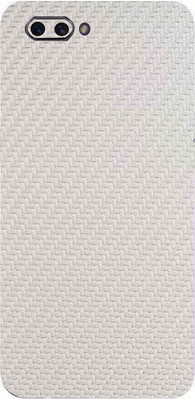 LAMHA Oppo A3s Mobile Skin(Ultra Super White Carbon Fiber With High Matte Finish.)