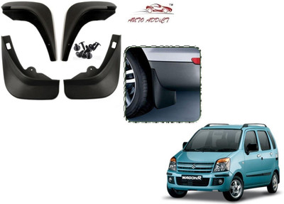 AuTO ADDiCT Rear Mud Guard, Front Mud Guard For Maruti WagonR 2005, 2010(Black)