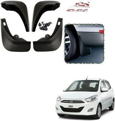 AuTO ADDiCT Rear Mud Guard, Front Mud Guard For Hyundai i10 NA(Black)