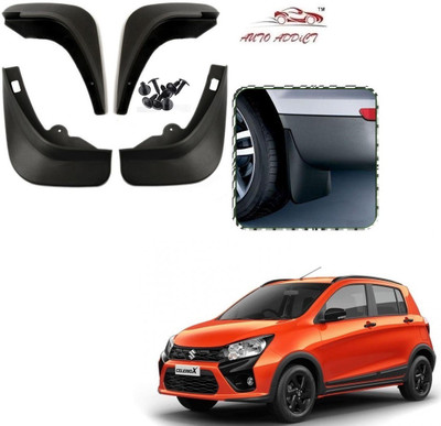 AuTO ADDiCT Rear Mud Guard, Front Mud Guard For Maruti Celerio X AMT VXI Option Petrol NA(Black)