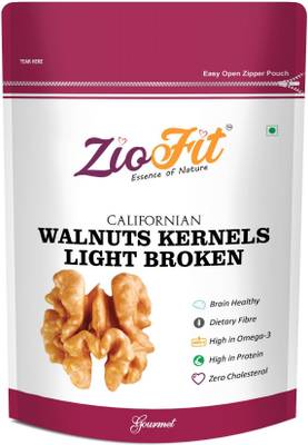 Ziofit Walnut Kernels Extra Light Broken (Buy 1 Get 1 Free), Fresh and Natural Akhrot Dry Fruit for Snacking & Baking Walnuts