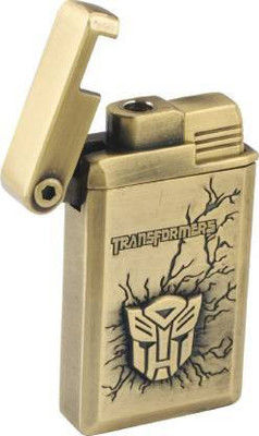 come fast transformer golden lighter refillable jet flame lighter Pocket Lighter(gold)