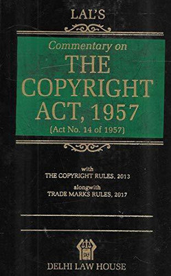 Commentary On The Copyright Act, 1957(HARDBOUND, LAL'S)