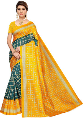 Divastri Woven Bollywood Art Silk Saree(Multicolor)