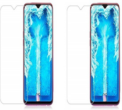 NIMMIKA ENTERPRISES Tempered Glass Guard for oppo f9/oppo f9 pro tempered glass(Pack of 2)