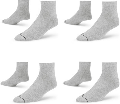 Dynamocks Men Solid Ankle Length(Pack of 4)