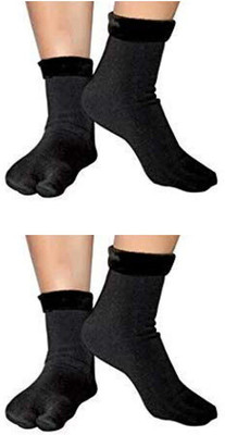 TK products Women Solid Ankle Length(Pack of 2)