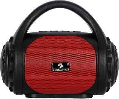 ZEBRONICS Zeb-County 3 W Bluetooth Speaker(Red, Black, Mono Channel)