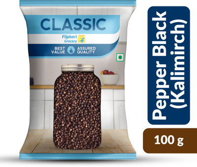 Classic Black Pepper/Kali Mirch by Flipkart Grocery(100 g)