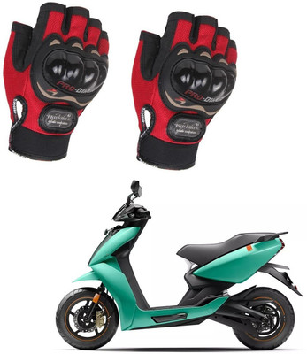 AuTO ADDiCT PROBIKER HALF FINGERED GLOVES RED FOR ATHER 450x Riding Gloves(Red)
