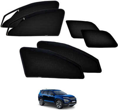 KOZDIKO Side Window, Rear Window Sun Shade For Tata Safari(Black)