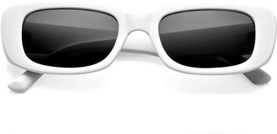 sunwear Rectangular Sunglasses(For Men & Women, Grey)