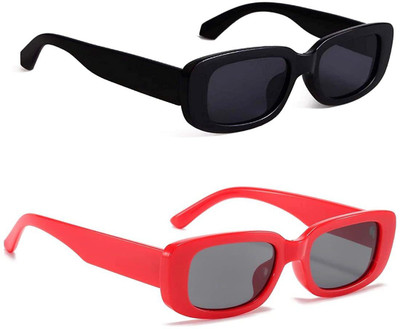 sunwear Sports Sunglasses(For Men & Women, Black, Grey)