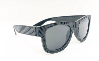 RBILZ Wayfarer Sunglasses(For Boys & Girls, Black)