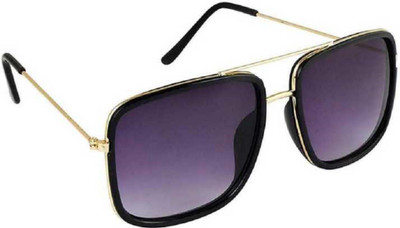 UA CRAFT Retro Square Sunglasses(For Men & Women, Violet)