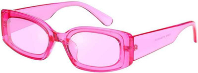 shadz Rectangular Sunglasses(For Men & Women, Pink)
