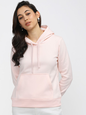 Tokyo Talkies Women Full Sleeve Solid Hooded Sweatshirt For Rs. 266 @ 78 %